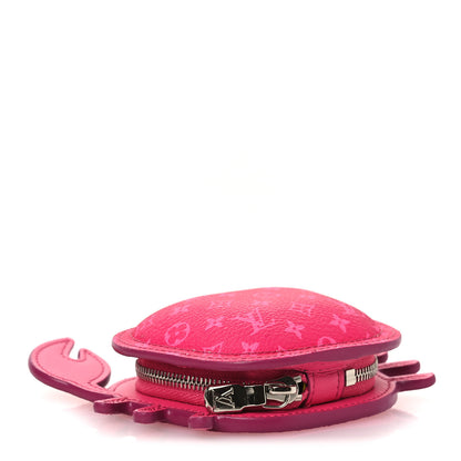 Louis Vuitton Monogram Crab Bag Charm Rose Pondichery 3 of 6
