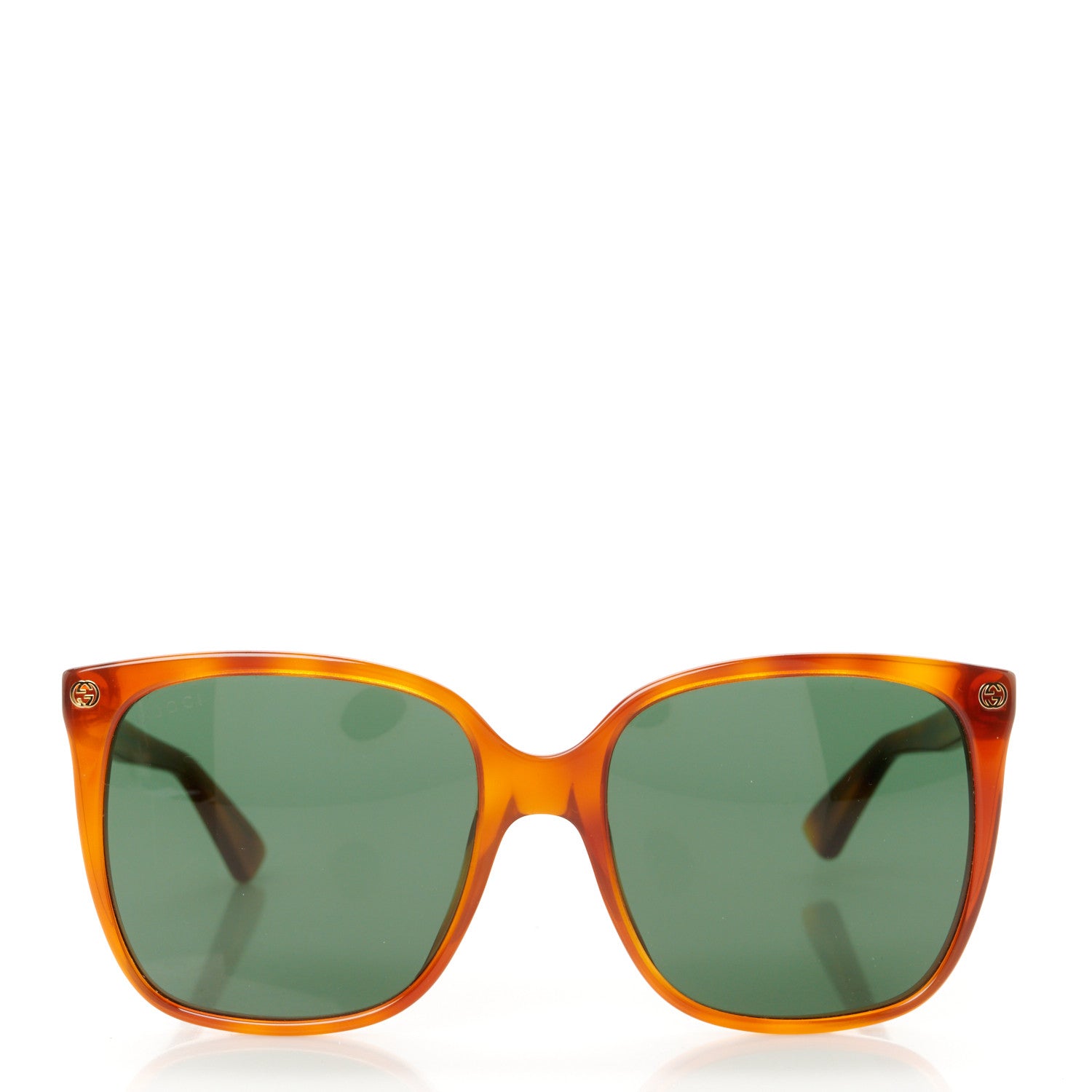 Gucci Acetate GG Sunglasses GG0022S Tortoise 2 of 8