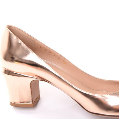 Valentino Garavani Metallic Nappa Tan-Go Mary Jane 60mm Pumps 38 Soft Noisette 8 of 8