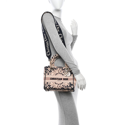 Christian Dior CHRISTIAN DIOR Canvas Embroidered Medium Tie And Dior Lady D-Light 2 of 14