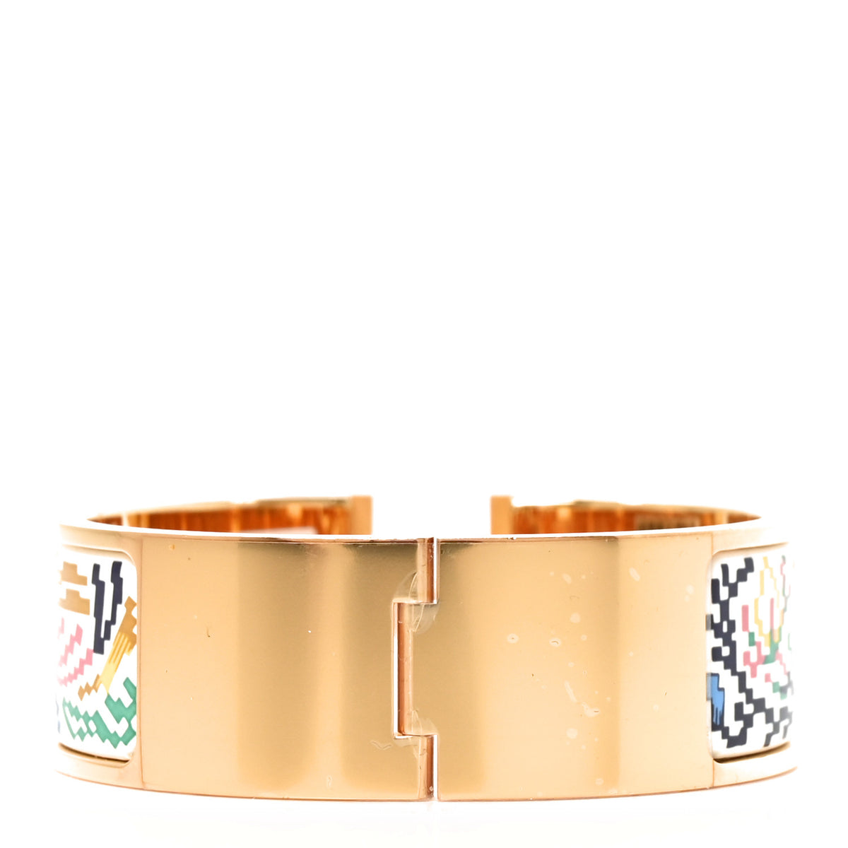Enamel Fleurs D'Hiver Clic Clac H Bracelet PM Flamboyante