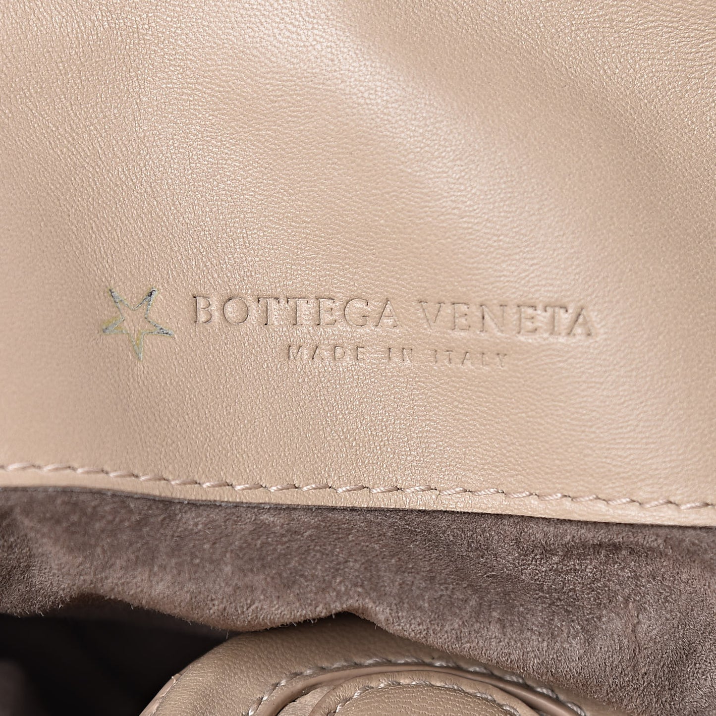 Nappa Intrecciato Rialto Shoulder Bag Mink