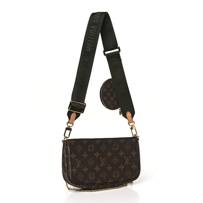 Louis Vuitton LOUIS VUITTON Monogram Multi Pochette Accessories Kaki 3 of 9