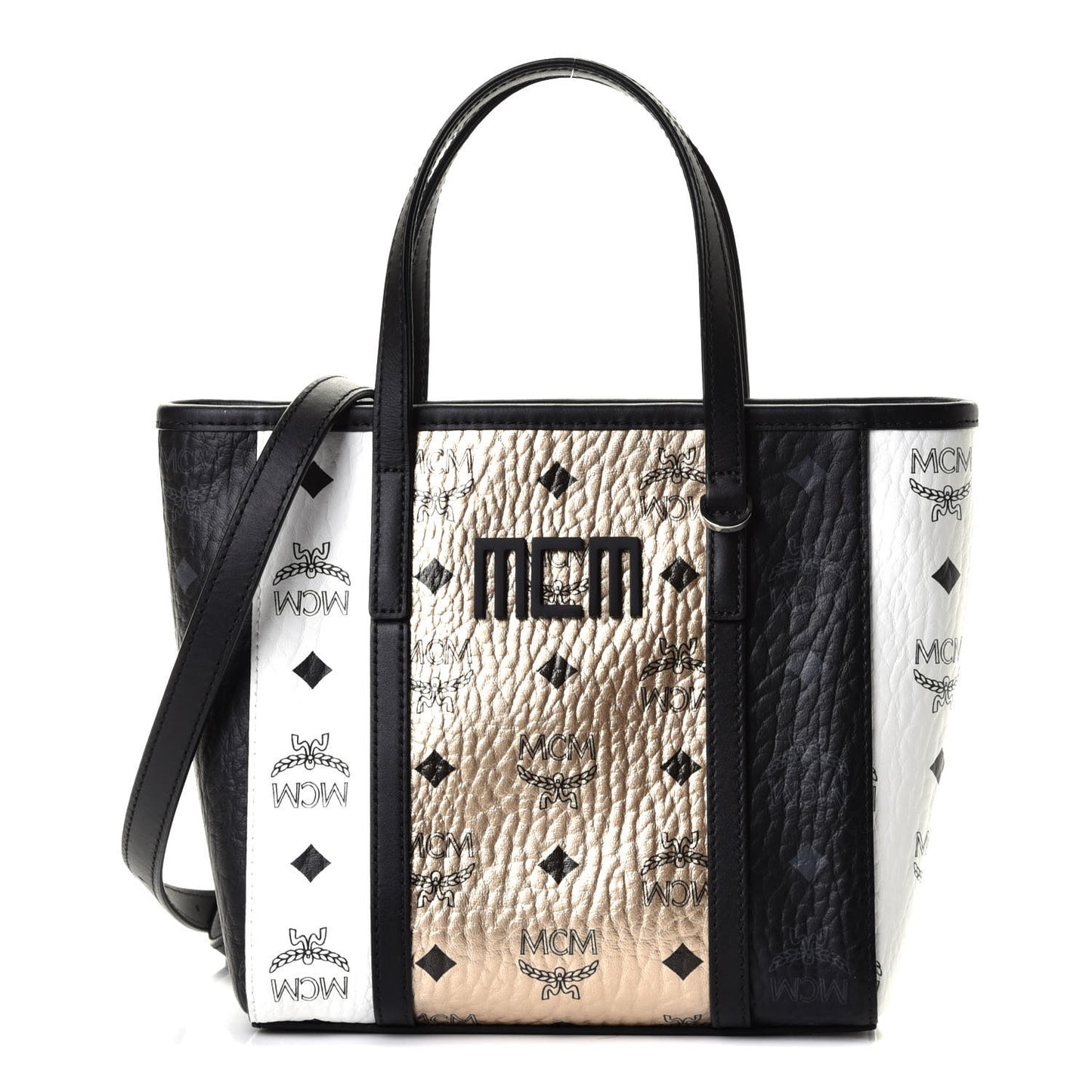 Visetos Mini Toni Shopper Tote Gold