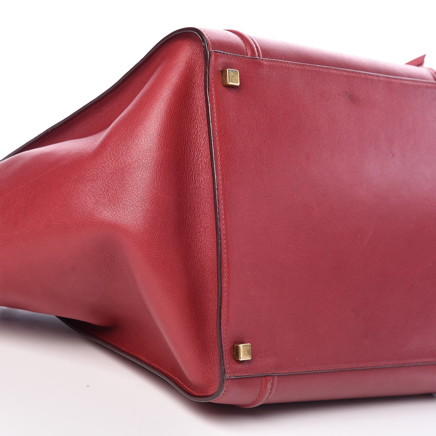 Celine Supple Calfskin Medium Phantom Luggage Red 16 of 21