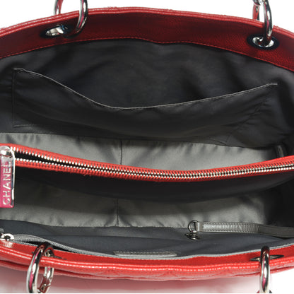 Chanel Caviar Grand Shopping Tote GST Red 6 of 8