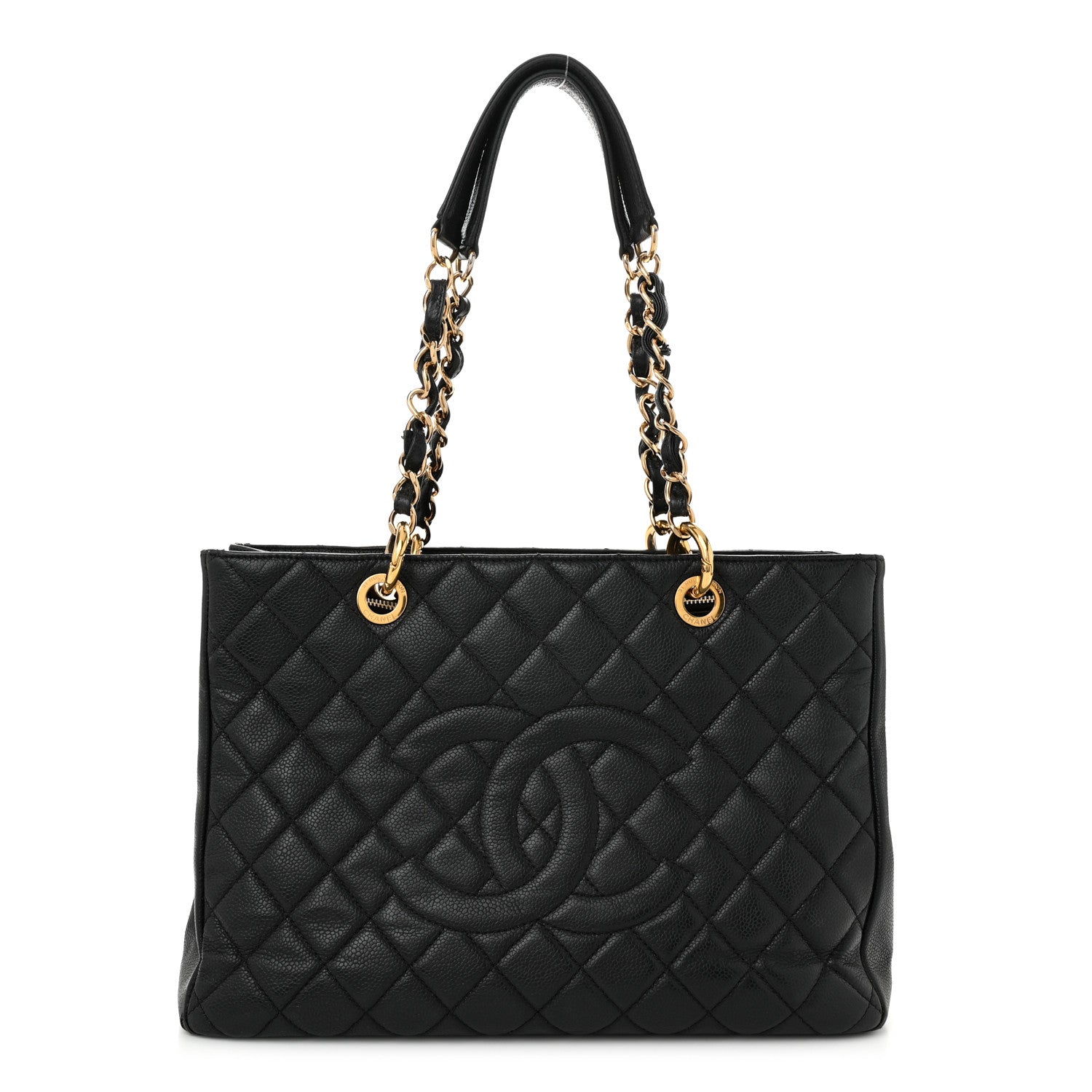 Chanel Caviar Quilted Grand Shopping Tote GST Black 1 of 11