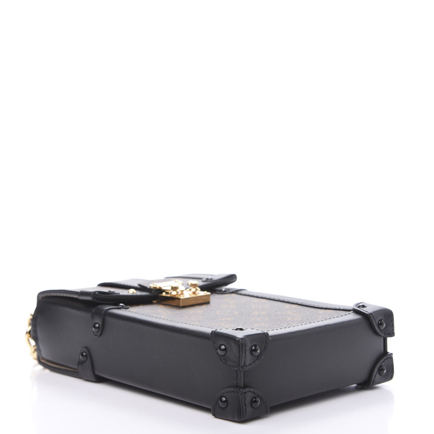 Louis Vuitton Monogram Pochette Trunk Verticale Black 4 of 8