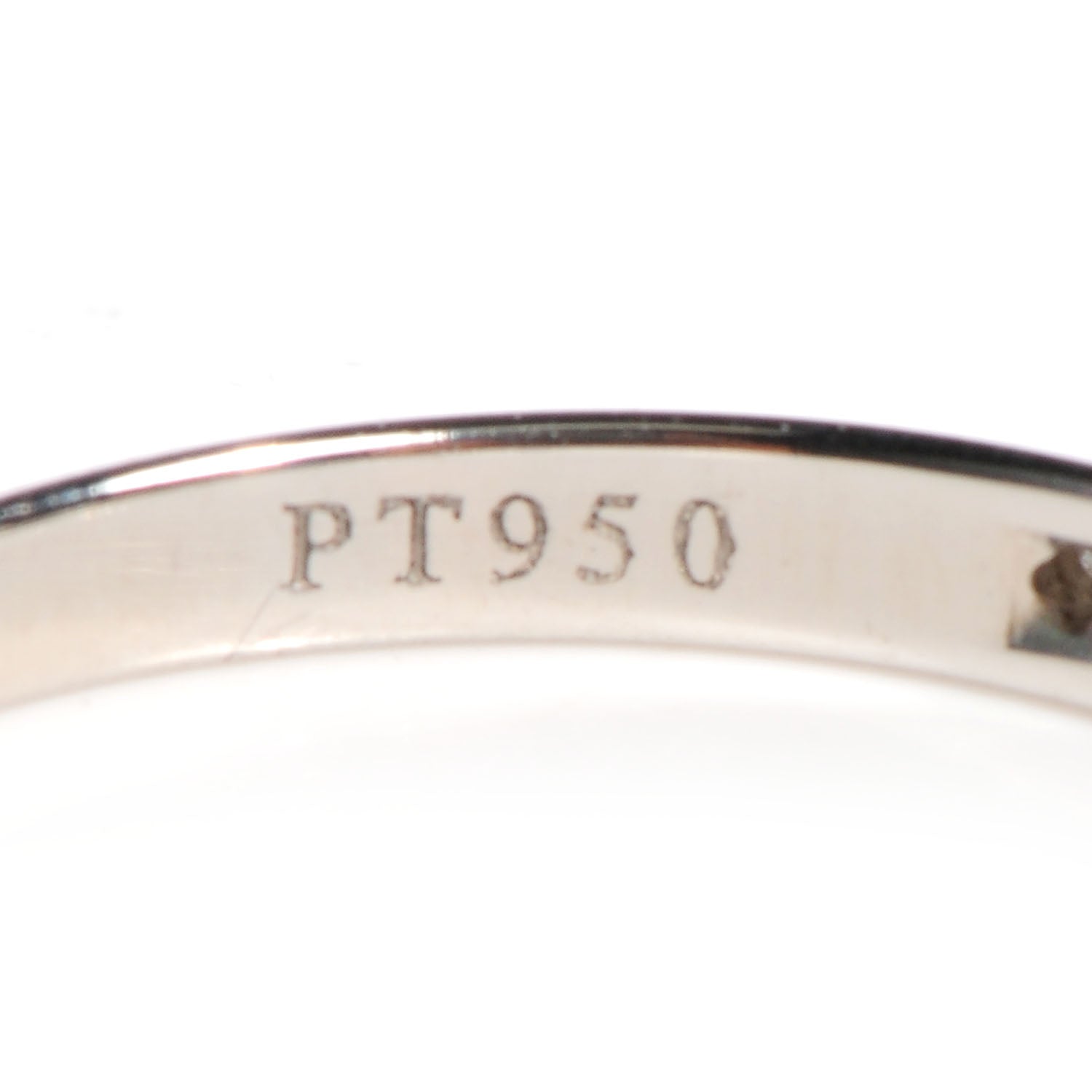 Tiffany Platinum Diamond 2mm Wedding Band Ring 4.5 5 of 6