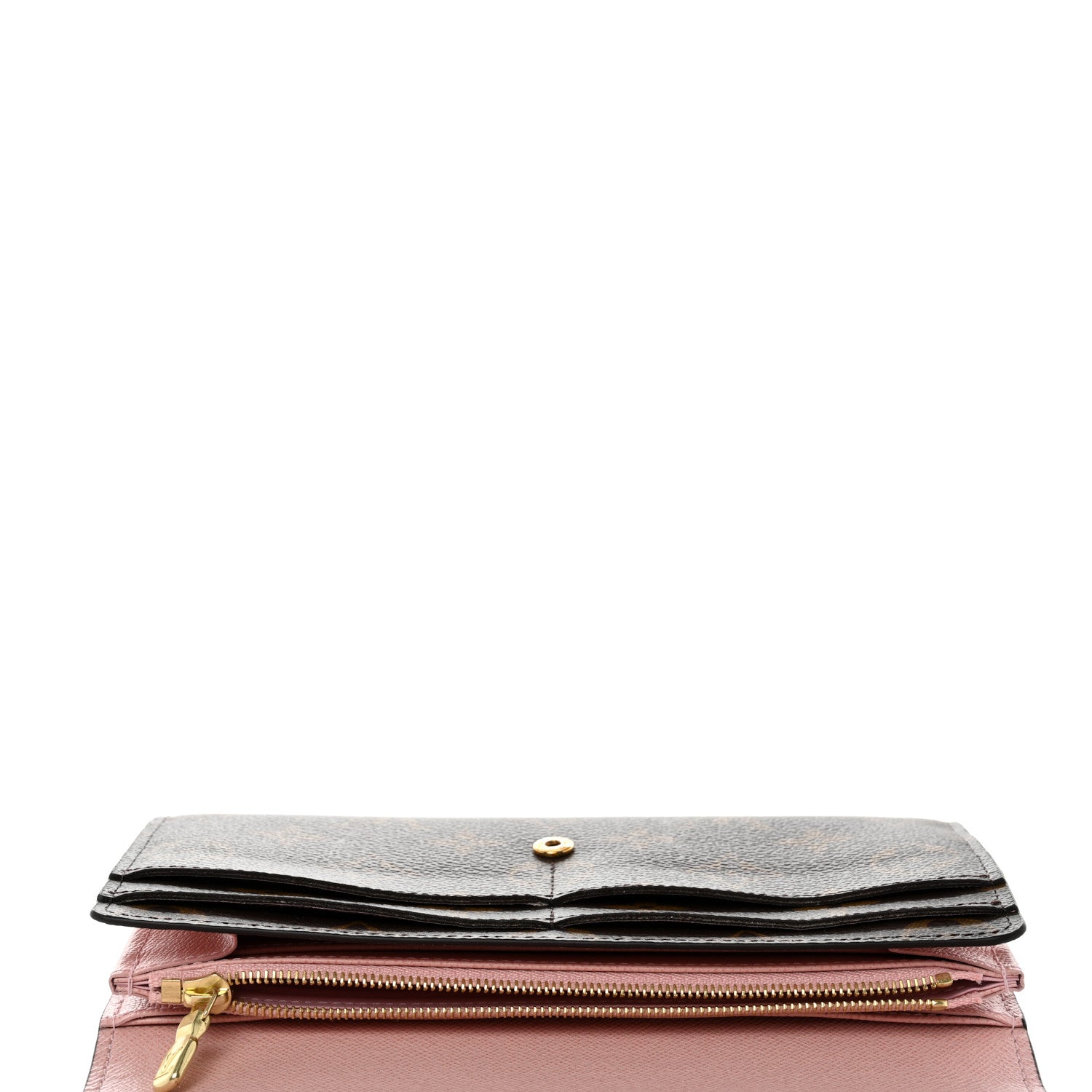 Louis Vuitton Monogram Sarah Wallet NM Rose Ballerine 7 of 9