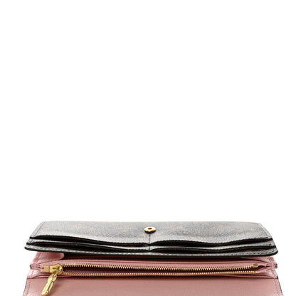 Louis Vuitton Monogram Sarah Wallet NM Rose Ballerine 7 of 9