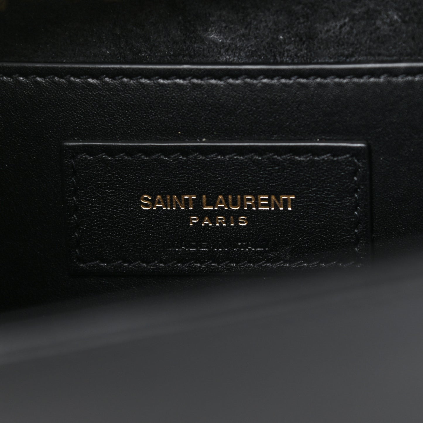 Smooth Calfskin Medium Classic Monogram Kate Tassel Satchel Black