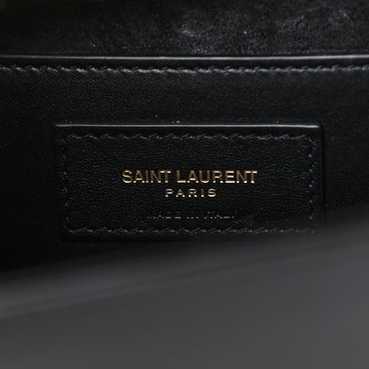 Saint Laurent Smooth Calfskin Medium Classic Monogram Kate Tassel Satchel Black 7 of 14
