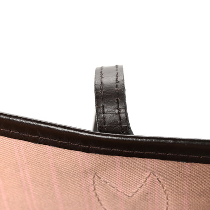 Louis Vuitton Damier Ebene Neo Neverfull MM Rose Ballerine 12 of 13