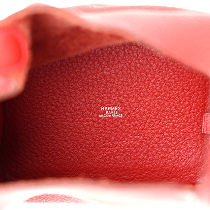 Hermes Taurillon Clemence Picotin 18 PM Rouge Vif 5 of 12