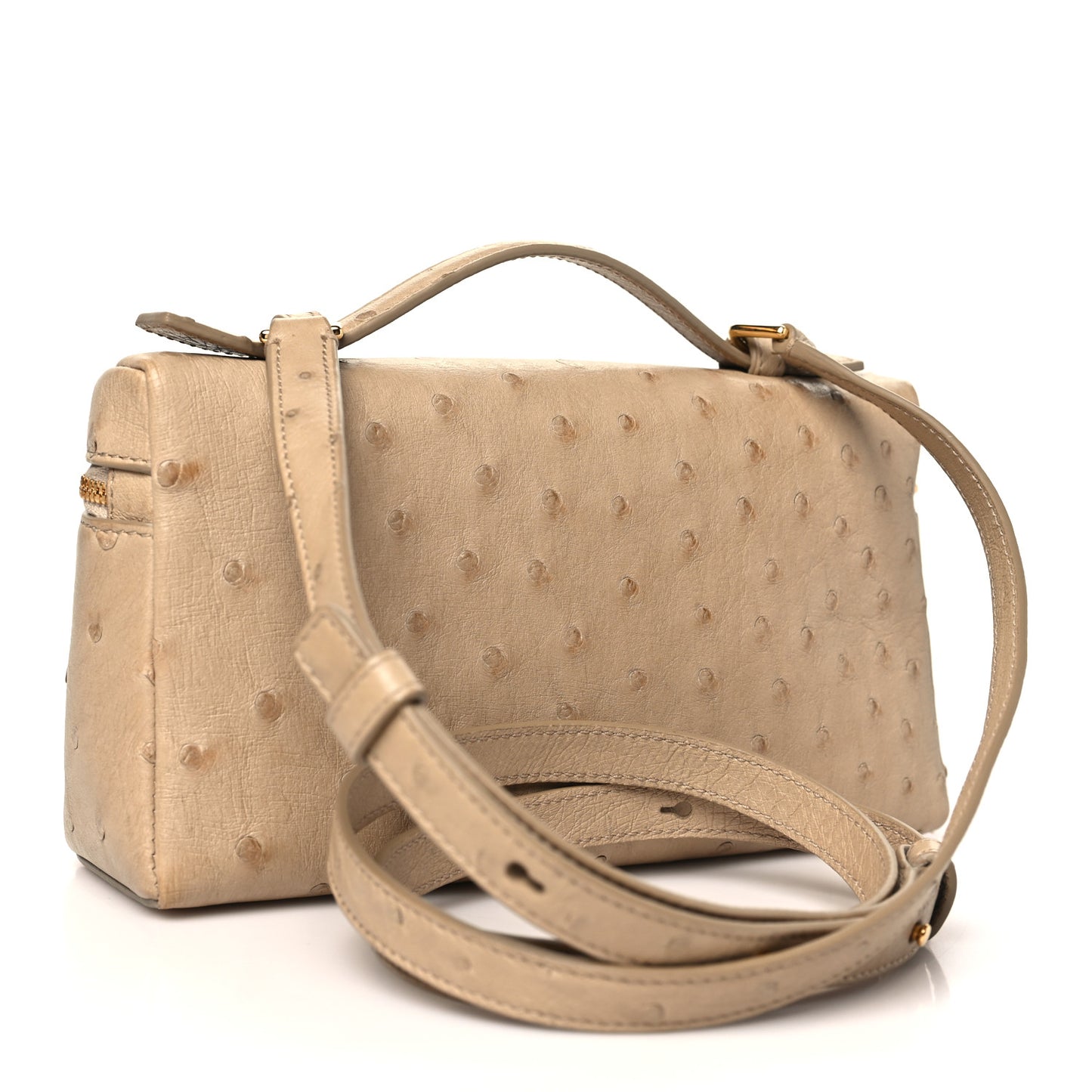 Ostrich L19 Extra Pocket Pouch Beige
