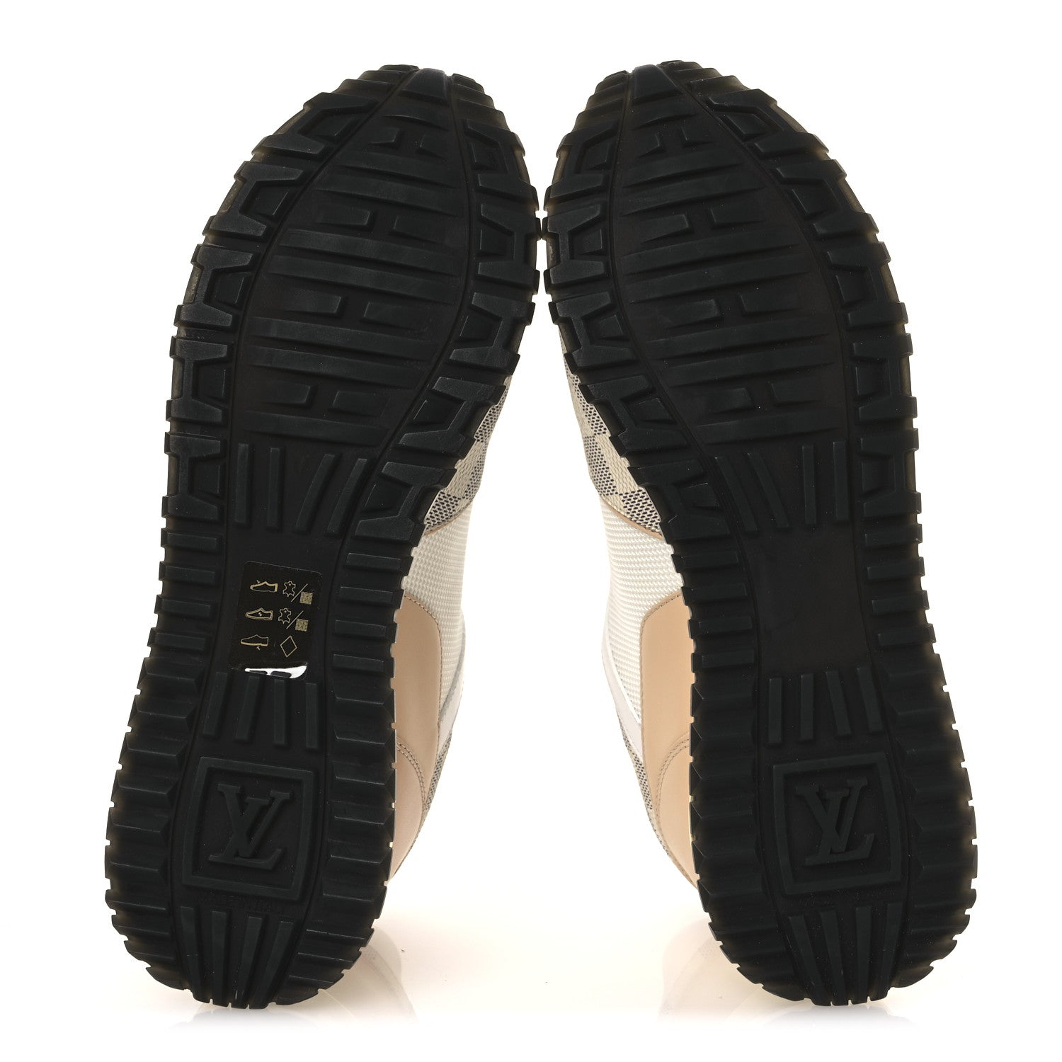 Louis Vuitton Calfskin Damier Azur Run Away Sneakers 37 White 7 of 12