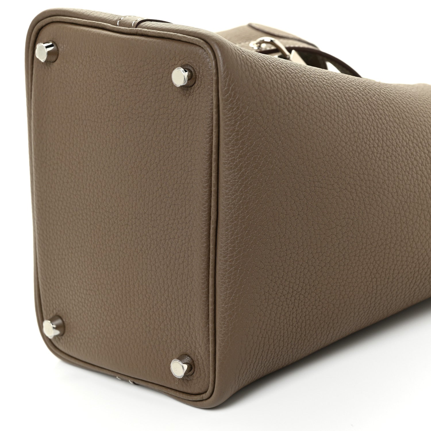 Hermes Taurillon Clemence Picotin Lock 18 PM Etoupe 9 of 10