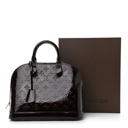 Louis Vuitton Vernis Alma PM Amarante 11 of 11