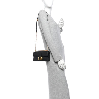 Christian Dior Calfskin 30 Montaigne East West Chain Flap Bag Black 2 of 9