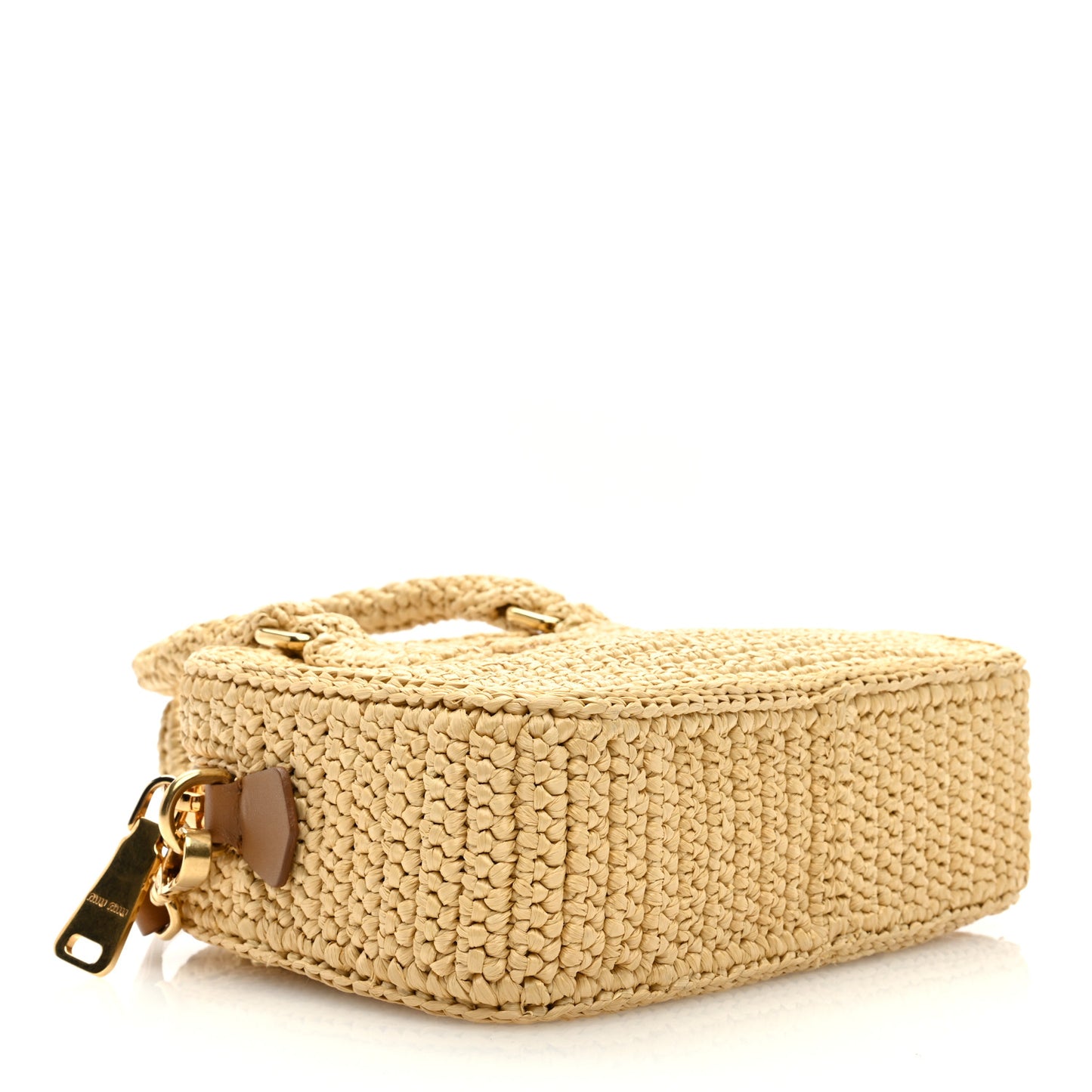 Crochet Calfskin S Narrow Arcadie Natural