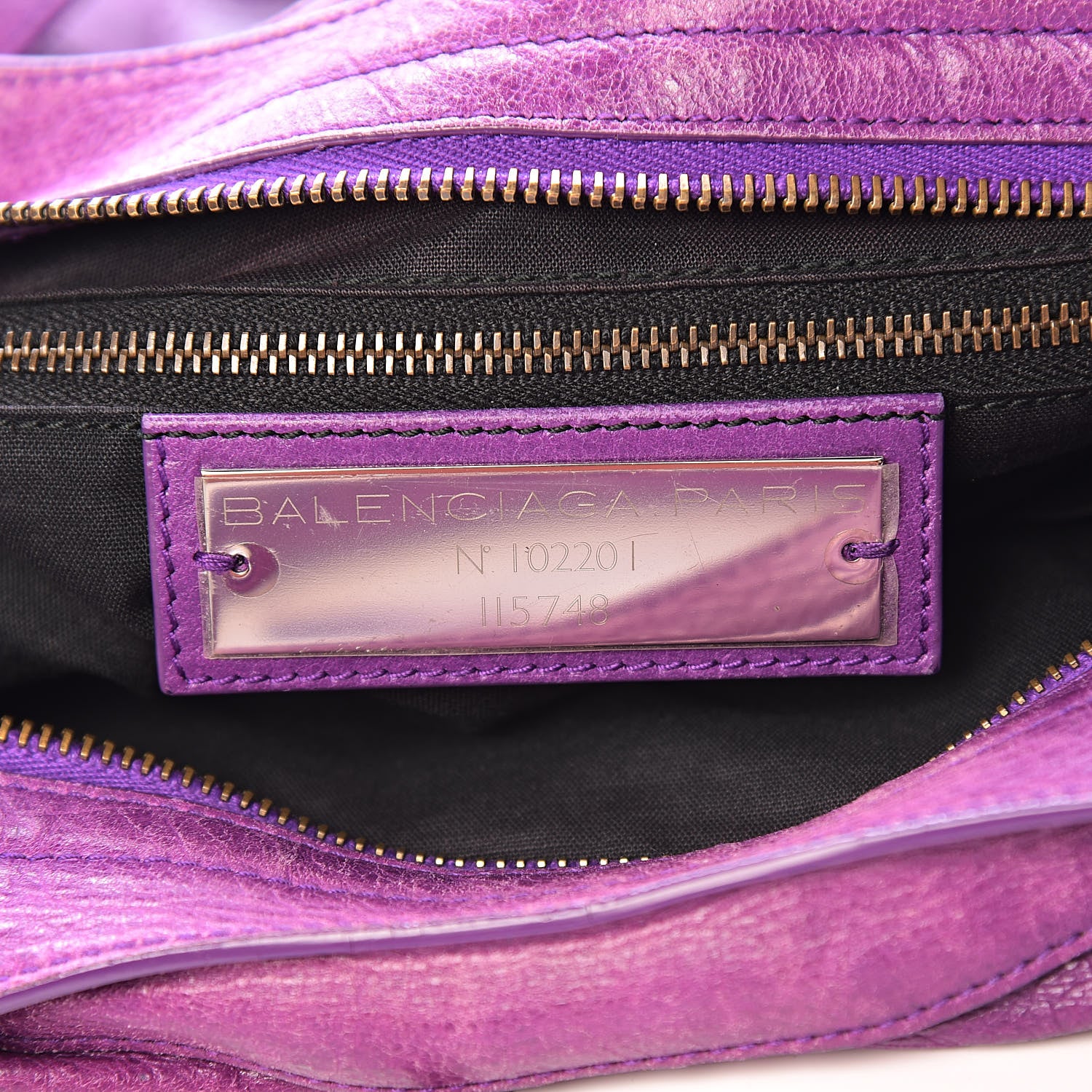 Balenciaga Agneau Classic Hardware City Ultraviolet 6 of 15