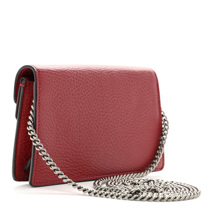 Gucci Calfskin Super Mini Dionysus Shoulder Bag Hibiscus Red 3 of 9