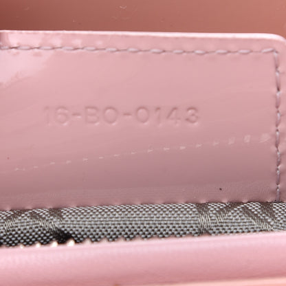 Christian Dior Patent Cannage Medium Lady Dior Rose Clair 7 of 9
