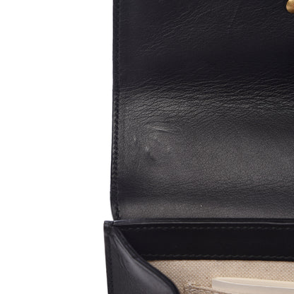 Gucci Calfskin Peony Small Chain Shoulder Bag Black 8 of 14