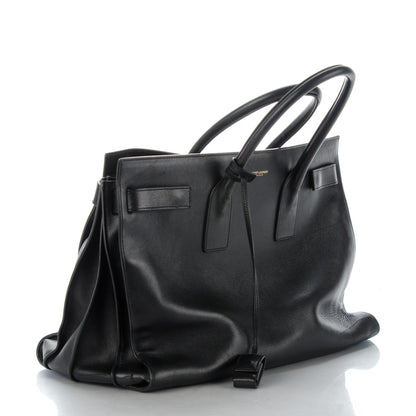 Saint Laurent Calfskin Large Sac De Jour Carryall Black 12 of 13
