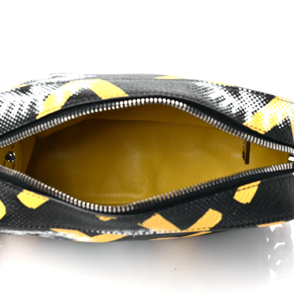 Prada Vitello Daino Eye Inside Shoulder Bag Black 4 of 9