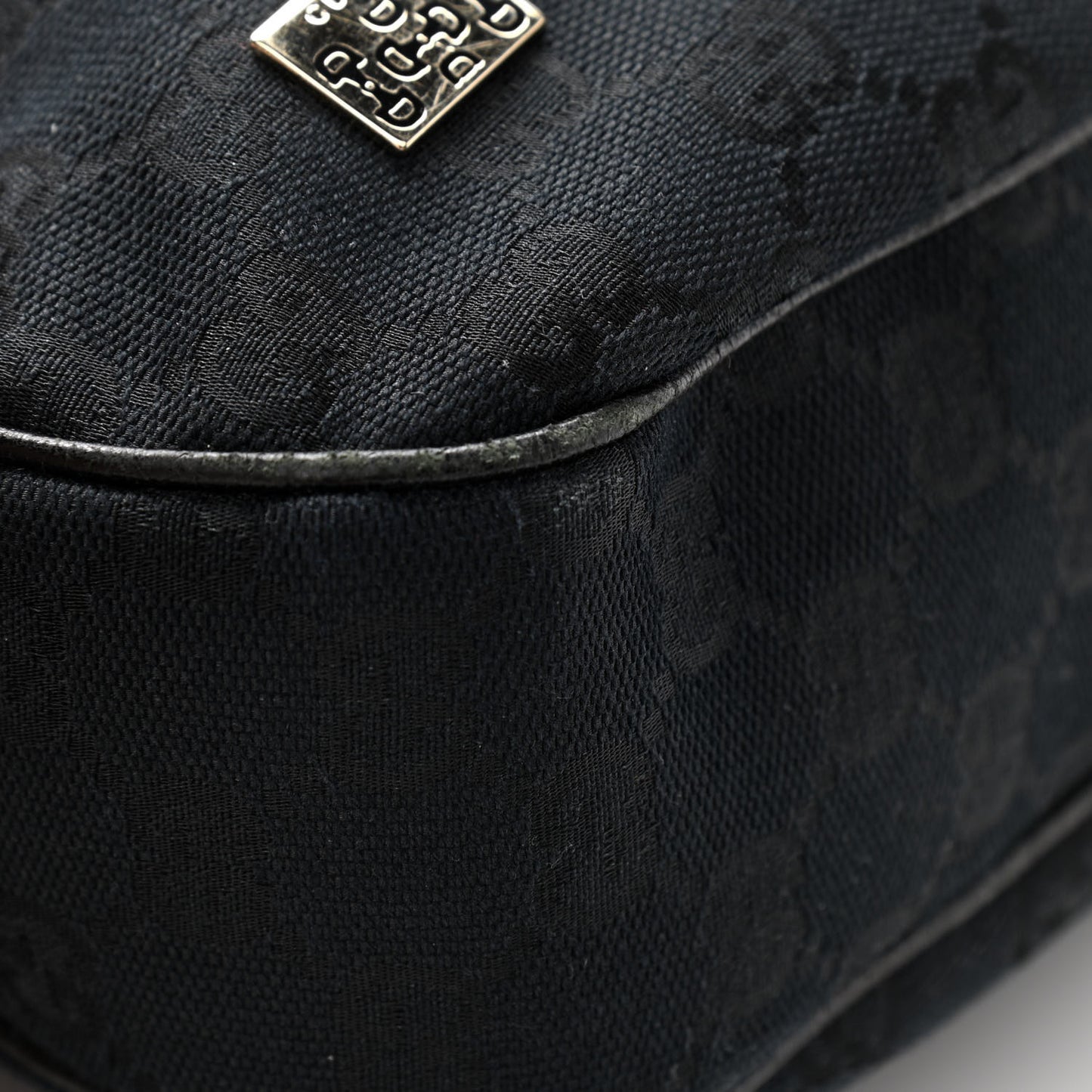 Monogram Medium Pop Hobo Black