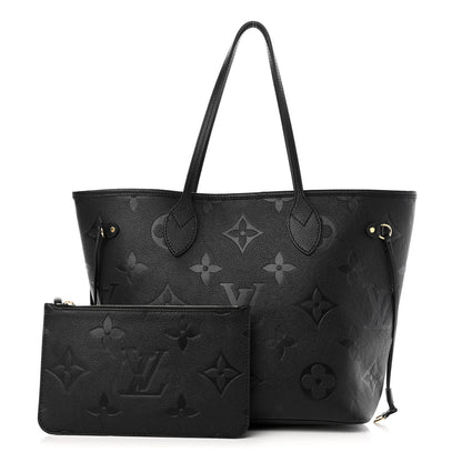 Louis Vuitton Empreinte Monogram Giant Neverfull MM Black 1 of 11