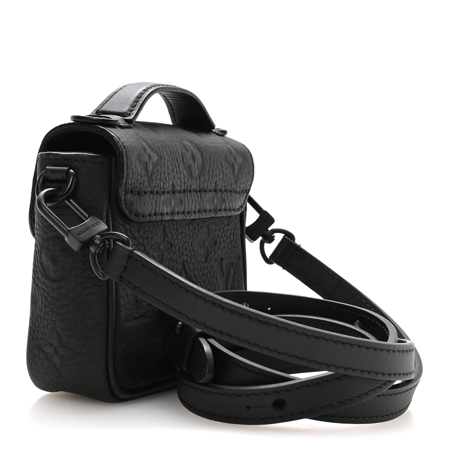 Taurillon Monogram Pico S Lock Ultra Black