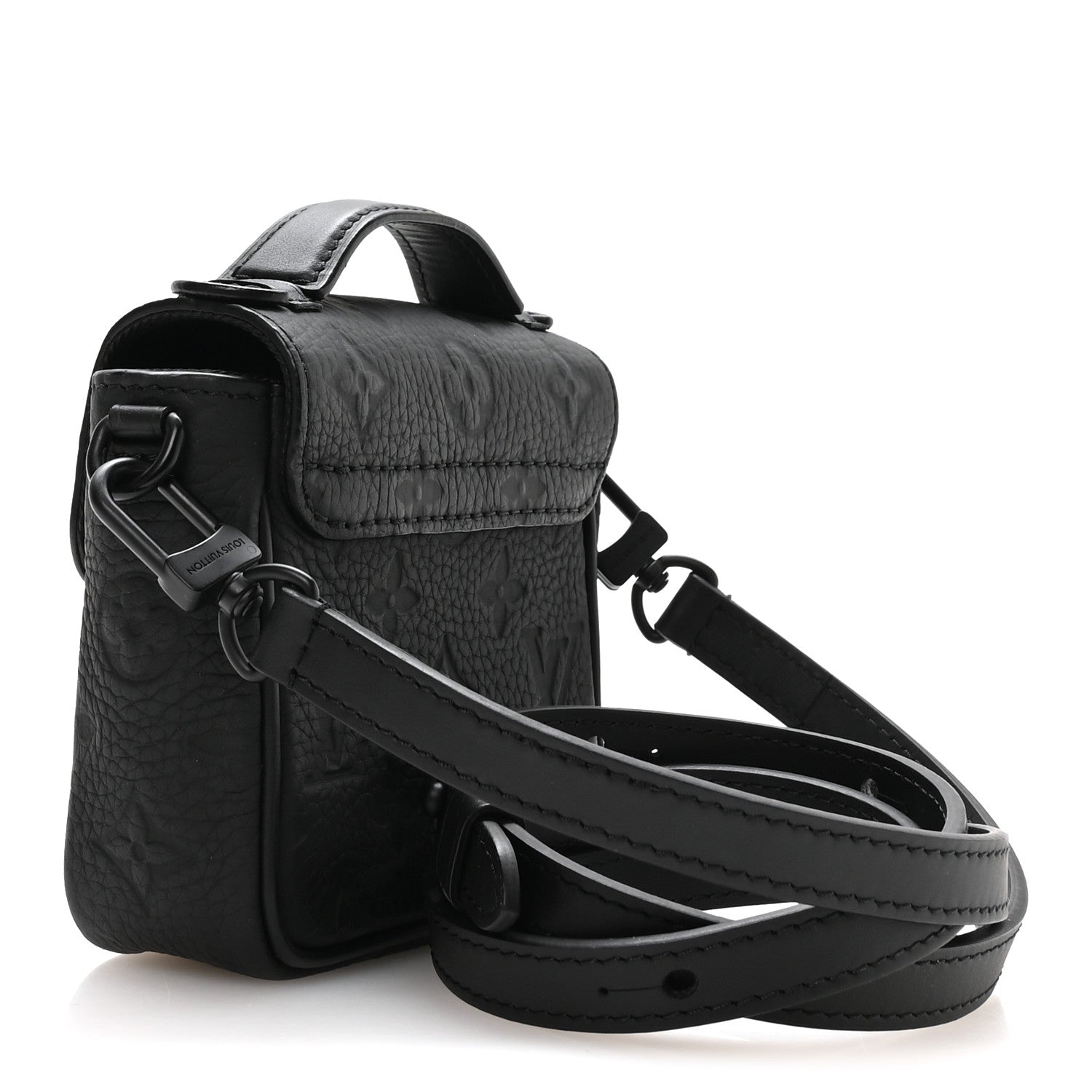 Louis Vuitton Taurillon Monogram Pico S Lock Ultra Black 3 of 9