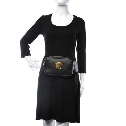 Versace Calfskin Palazzo Belt Bag Black 2 of 9