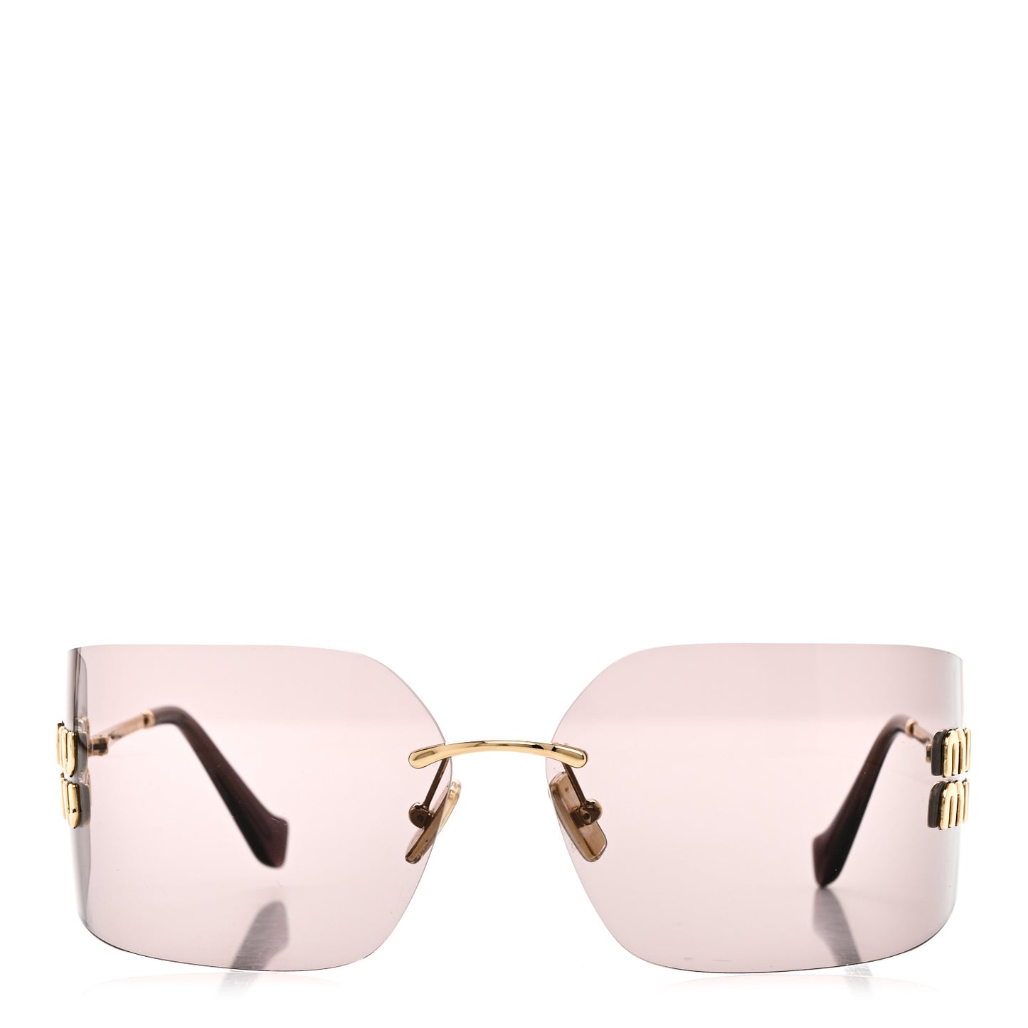 Metal Runway Sunglasses SMU54Y Mauve