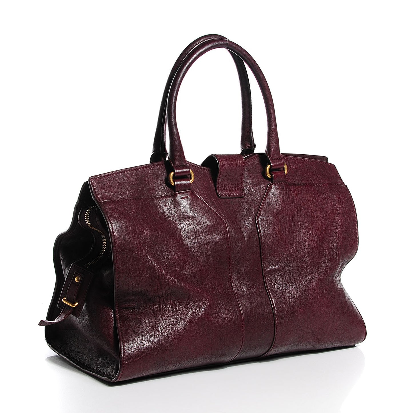 Sheepskin Medium Cabas ChYc Plum