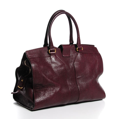 Saint Laurent Sheepskin Medium Cabas ChYc Plum 3 of 8