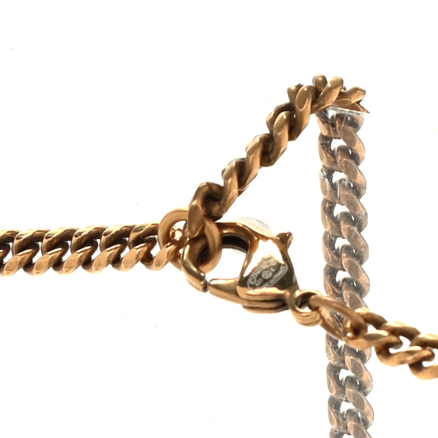 Crystal CC Necklace Gold