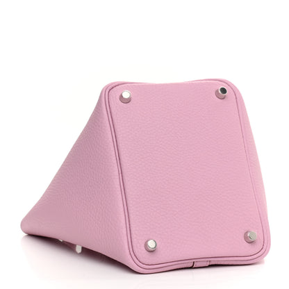 Hermes Taurillon Clemence Picotin Lock 18 PM Mauve Sylvestre 4 of 11