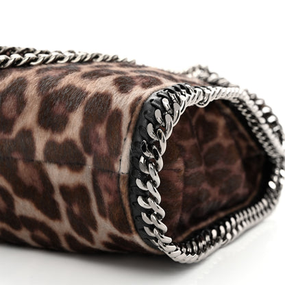 Stella McCartney Faux Calf Hair Leopard Print Small Falabella Tote Brown 11 of 11