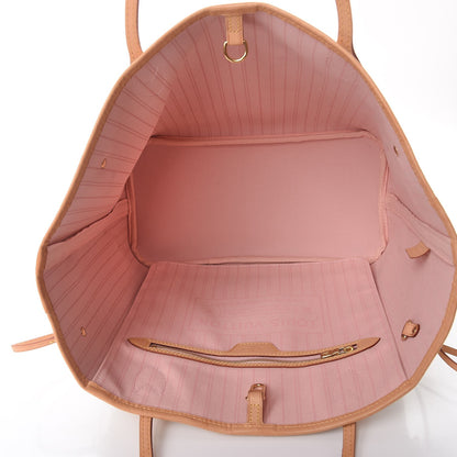 Louis Vuitton Damier Azur Neo Neverfull MM Rose Ballerine 5 of 12
