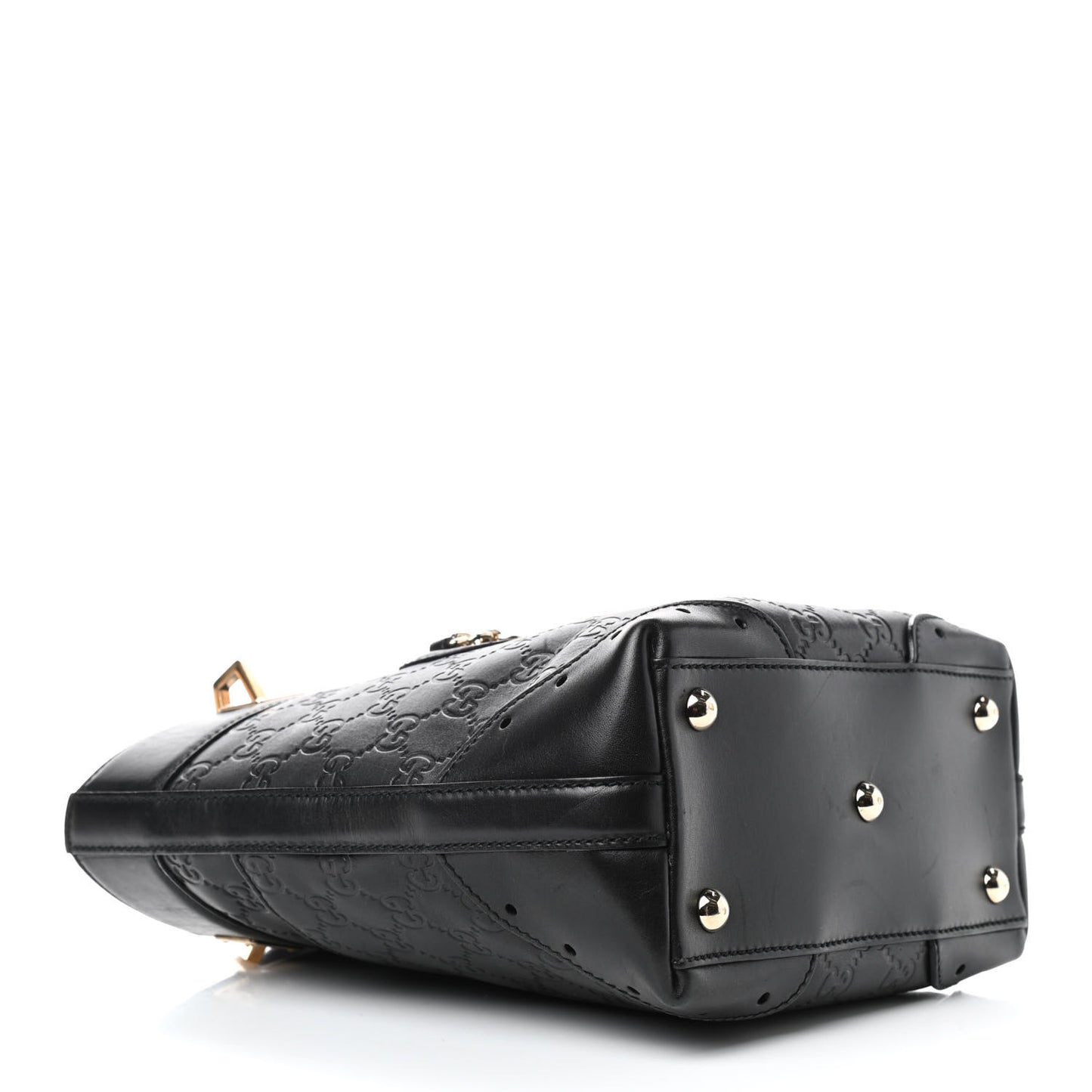 Guccissima Small Punch Tote Black