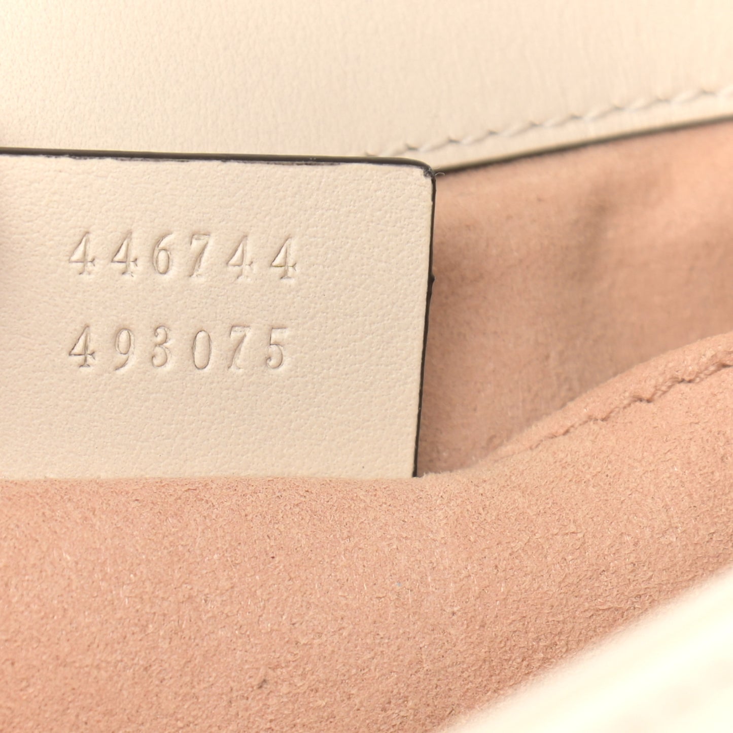 Calfskin Matelasse Mini GG Marmont Shoulder Bag White