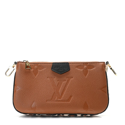 Louis Vuitton Empreinte Monogram Giant Wild At Heart Multi Pochette Accessories Mini Pochette Caramel 1 of 7