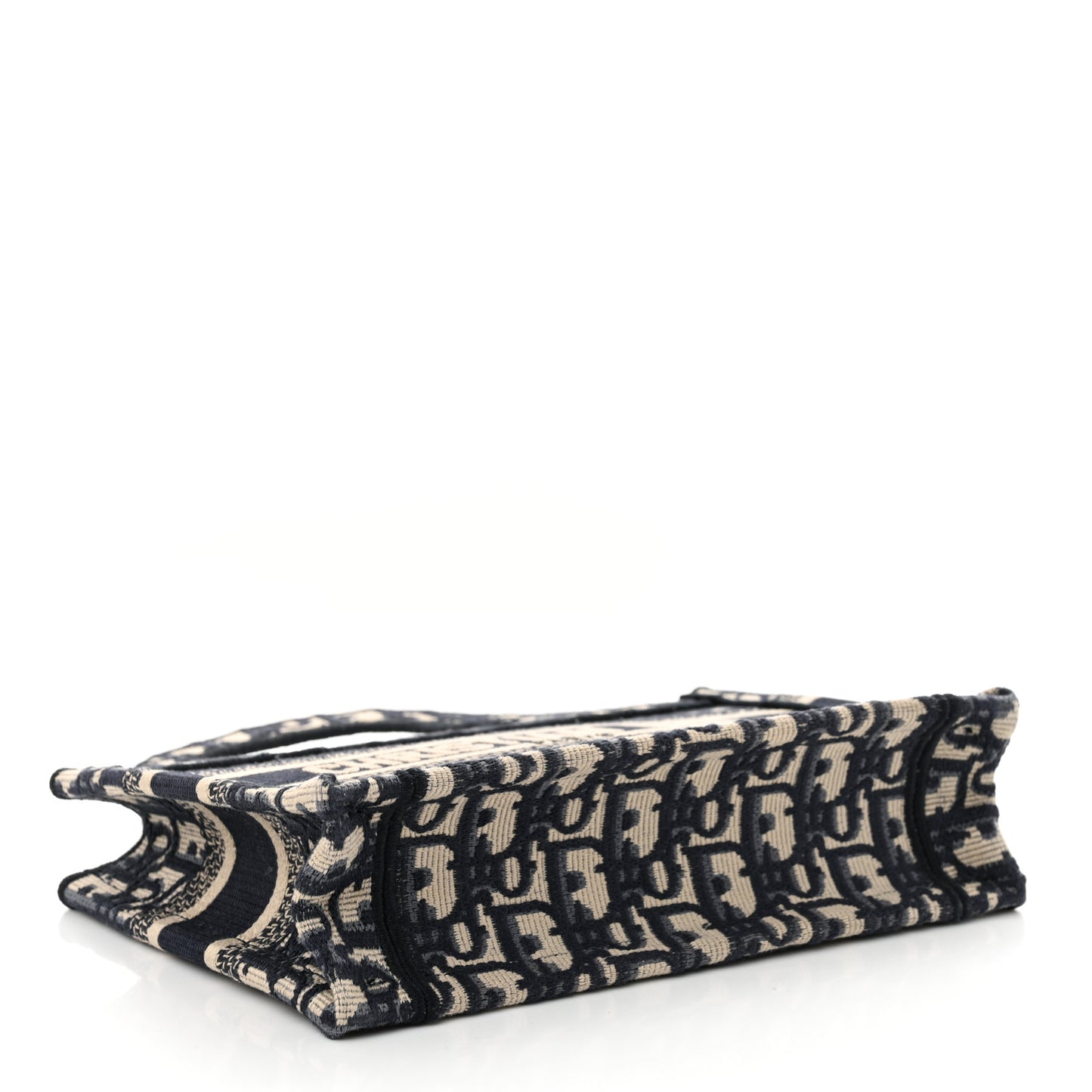 Oblique Mini Book Tote Blue Multicolor