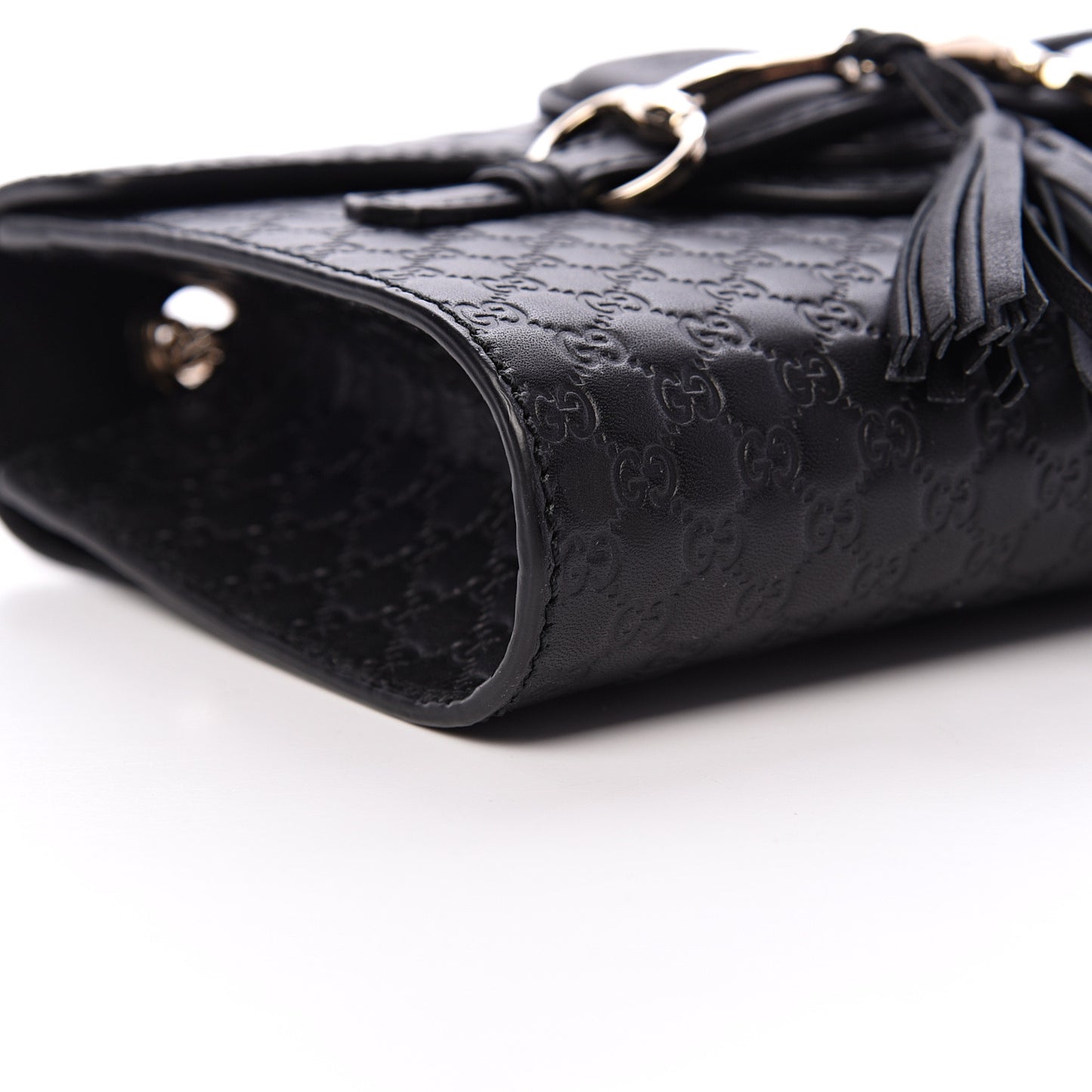 Microguccissima Mini Emily Shoulder Bag Black