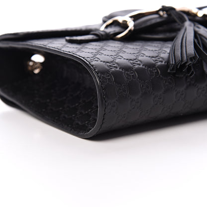 Gucci Microguccissima Mini Emily Shoulder Bag Black 9 of 10