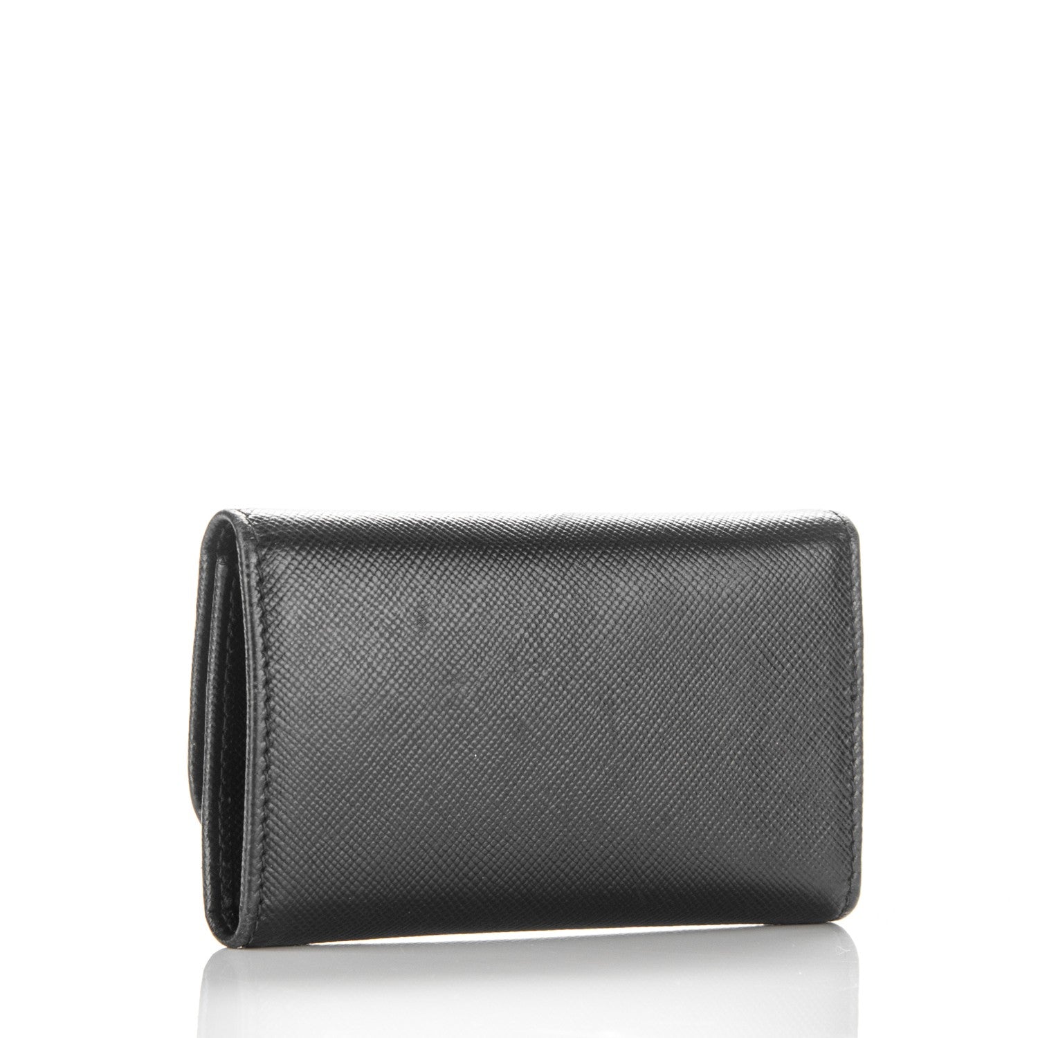 Prada Saffiano Metal 6 Key Holder Nero Black 3 of 7